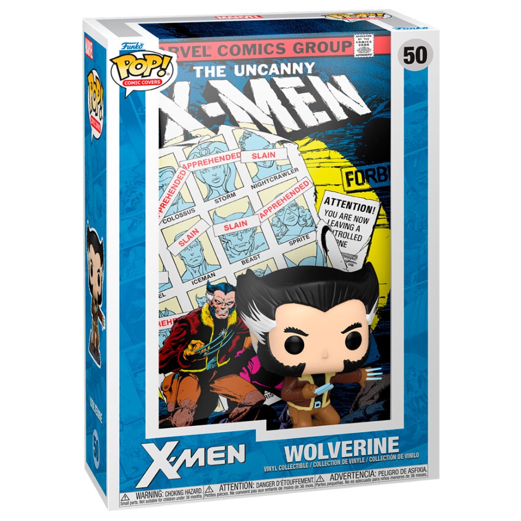 Figura Funko POP! Comic Covers de Wolverine X-Men en caja