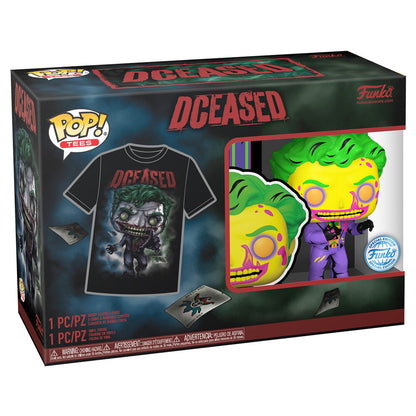 Set FUNKO POP & Tee del Joker DC Comics DCEASED con figura y camiseta negra - 17