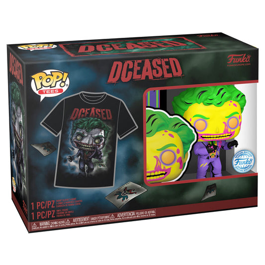 Set FUNKO POP & Tee del Joker DC Comics DCEASED con figura y camiseta negra - 17