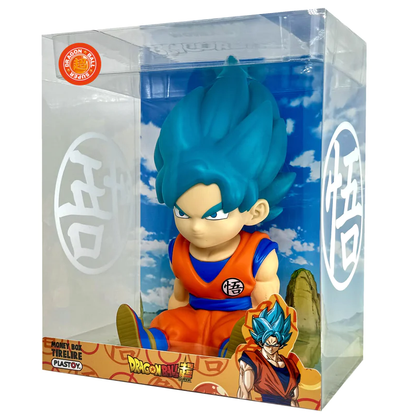 Figura hucha de Son Goku Super Saiyan Blue sentado - 2