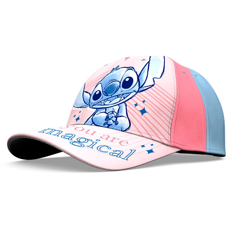 Gorras Stitch Disney surtidas en turquesa y rosa - 3