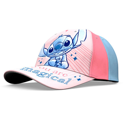 Gorras Stitch Disney surtidas en turquesa y rosa - 3
