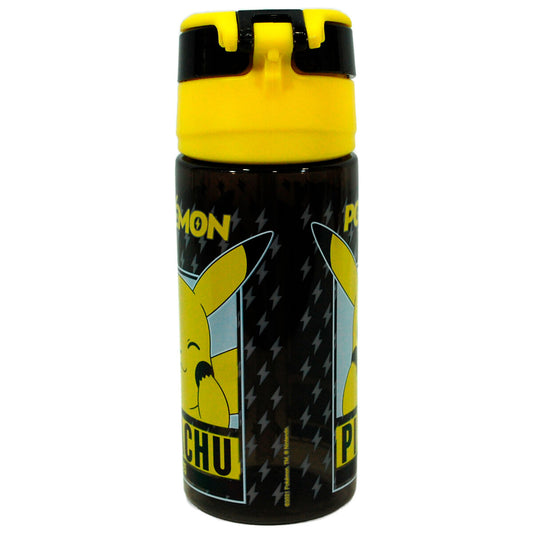 Botella Pokémon de 500 ml con diseño de Pikachu en amarillo y negro - 4