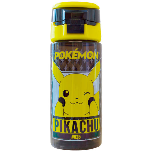 Botella Pokémon de 500 ml con diseño de Pikachu en amarillo y negro - 2
