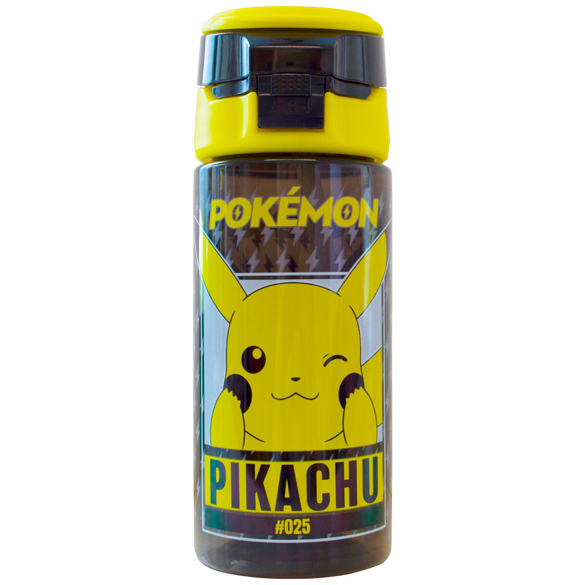 Botella Pokémon de 500 ml con diseño de Pikachu en amarillo y negro - 2