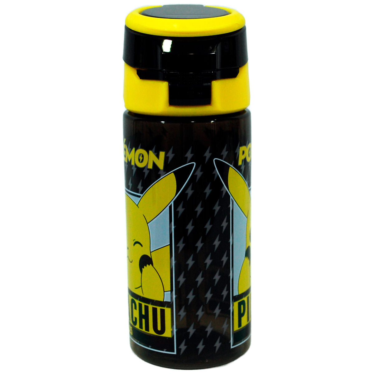Botella Pokémon de 500 ml con diseño de Pikachu en amarillo y negro - 7