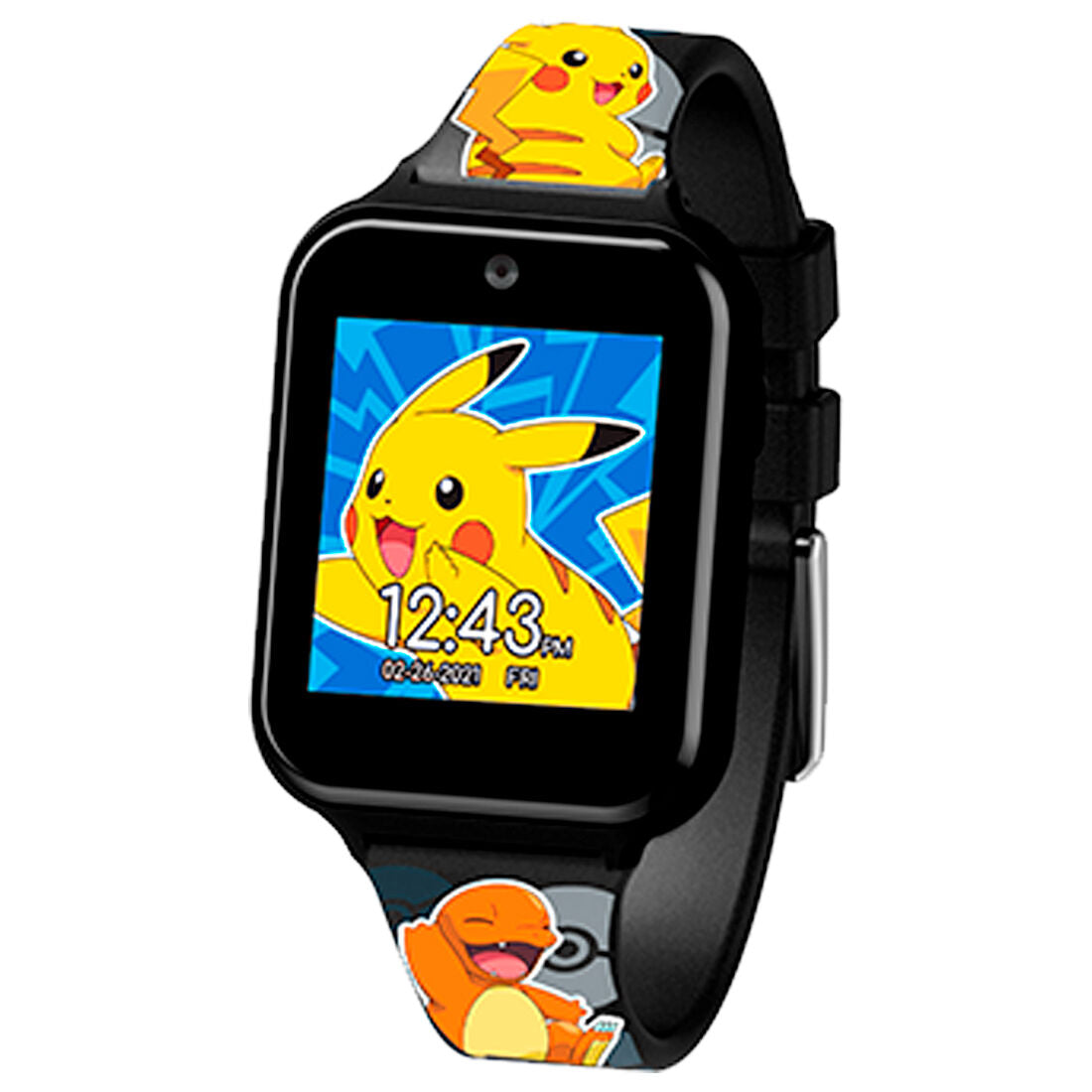 Reloj inteligente infantil Pokémon con correa decorada con Pikachu y otros personajes - 6
