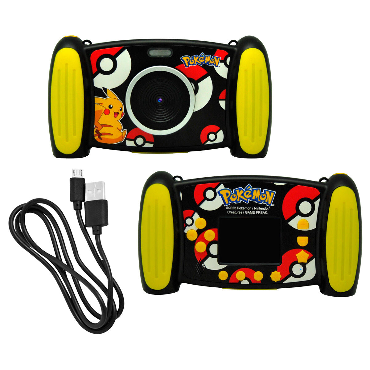 Cámara interactiva infantil Pokémon negra y amarilla - 3