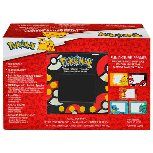 Cámara interactiva infantil Pokémon negra y amarilla - 5