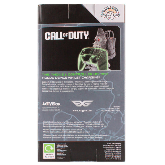 Soporte Cable Guy Toasted Monkey Bomb de Call of Duty con acabado gris moteado - 11