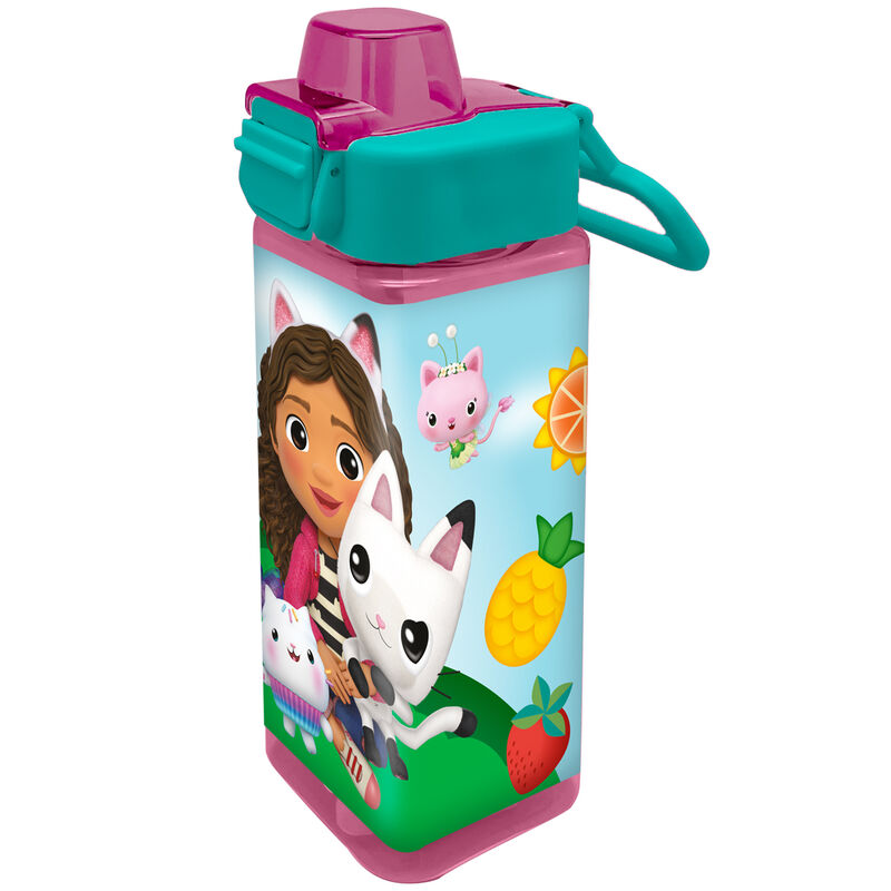 Cantimplora cuadrada de La Casa de Muñecas de Gabby de 500 ml