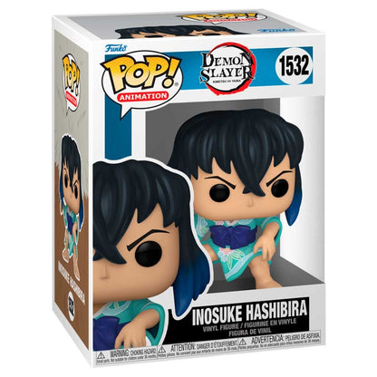 Figura Funko POP! de Inosuke Hashibira en caja