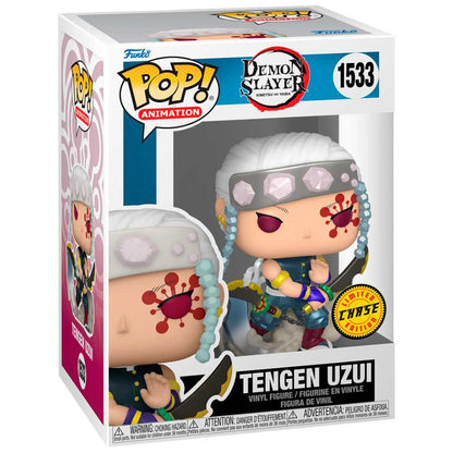 Figura Funko POP Chase de Tengen Uzui en caja de Demon Slayer