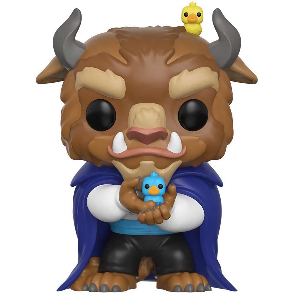Figura Funko POP! Winter Beast de La Bella y la Bestia con dos pájaros