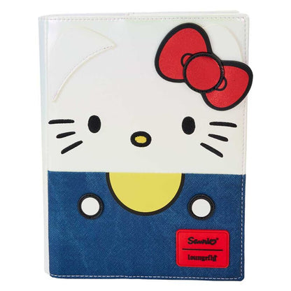 Cuaderno Loungefly de Hello Kitty 50th Anniversary con lazo rojo