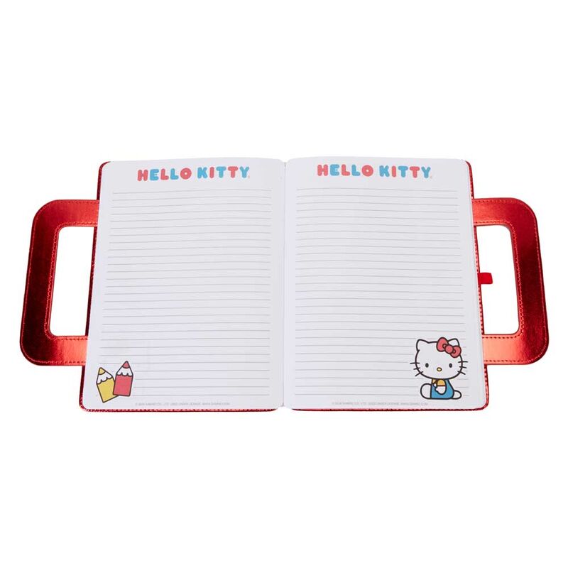 Cuaderno rojo Loungefly de Hello Kitty 50th Anniversary - 5