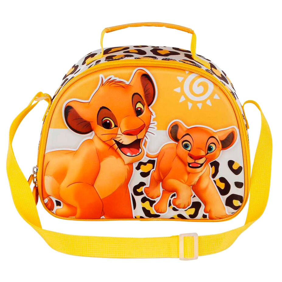Bolsa portameriendas 3D de Simba y el pequeño Simba de El Rey León Disney