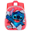 Mochila preescolar 3D de Stitch Disney en rojo y azul