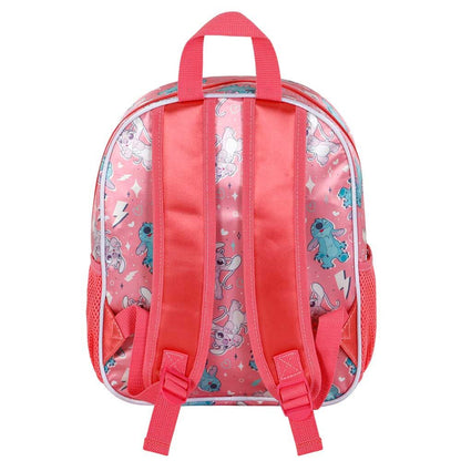 Mochila preescolar 3D de Stitch Disney en rojo y azul - 3