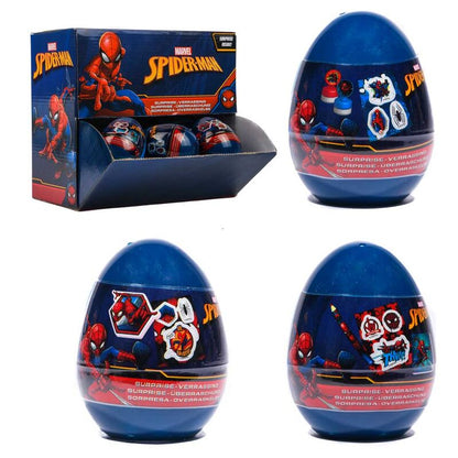 Huevo sorpresa azul de Spider-Man Marvel CANENCO