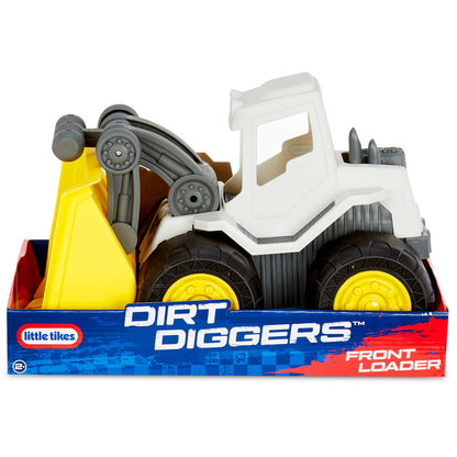 Pala cargadora de juguete Little Tikes blanca, negra y amarilla - 2