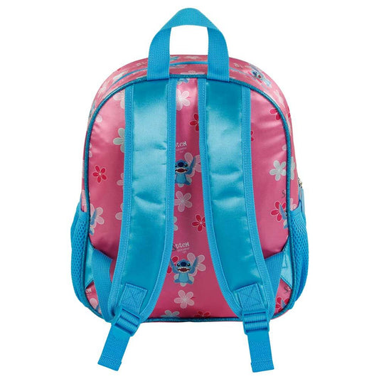 Mochila preescolar 3D de Stitch y Angel Disney en rosa y azul - 5