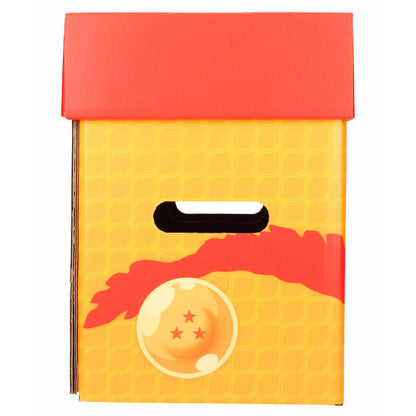 Caja plegable Dragon Ball amarilla y naranja con personajes - 3