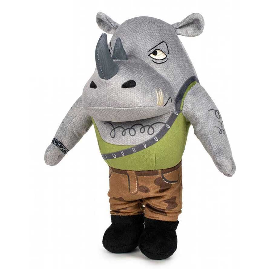 Peluche de Rocksteady de Tortugas Ninja Mutant Mayhem