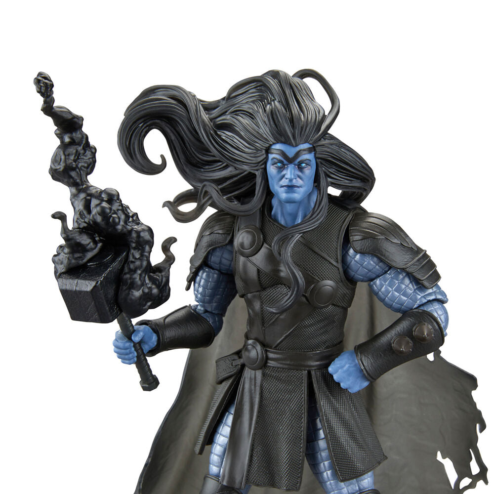 Figura articulada Black Winter Thor Marvel Legends de 15 cm con armadura oscura y martillo - 7