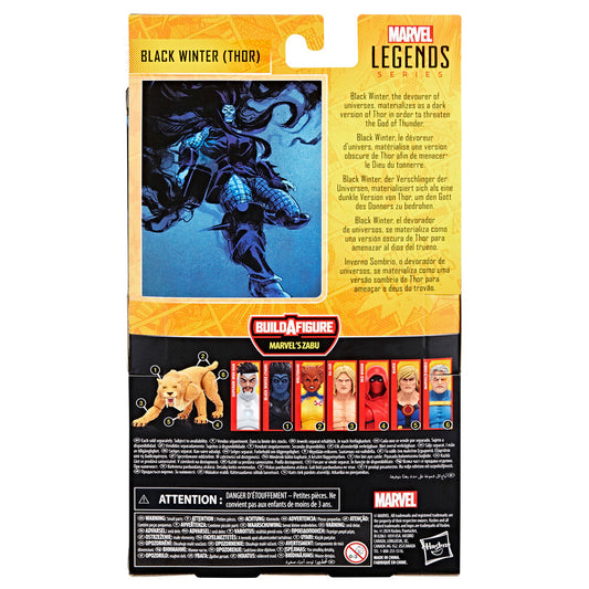 Figura articulada Black Winter Thor Marvel Legends de 15 cm con armadura oscura y martillo - 9
