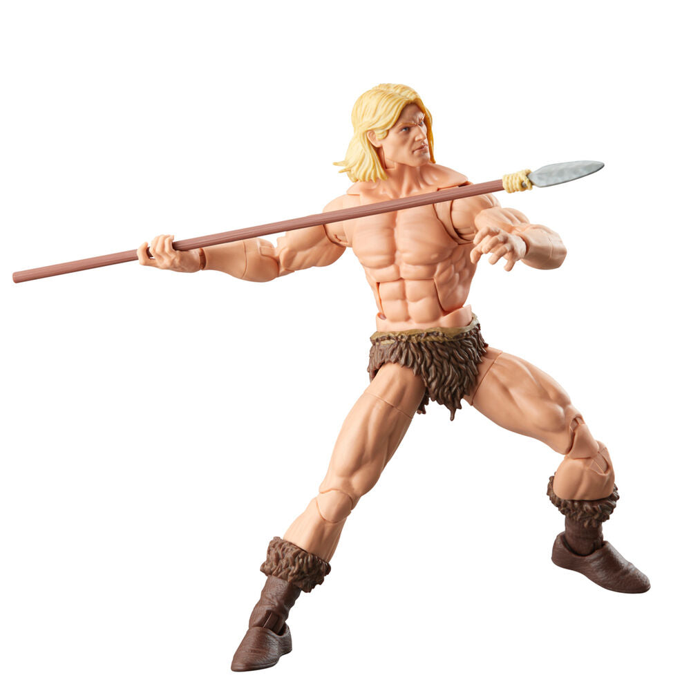 Figura articulada de Ka-Zar Marvel Legends con accesorios y pieza de Marvel's Zabu - 3