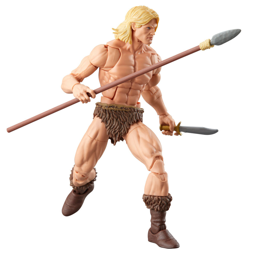 Figura articulada de Ka-Zar Marvel Legends con accesorios y pieza de Marvel's Zabu - 5