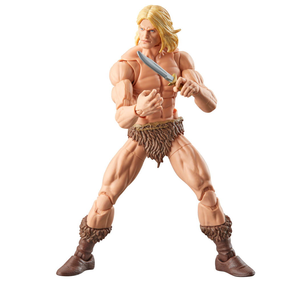 Figura articulada de Ka-Zar Marvel Legends con accesorios y pieza de Marvel's Zabu - 6