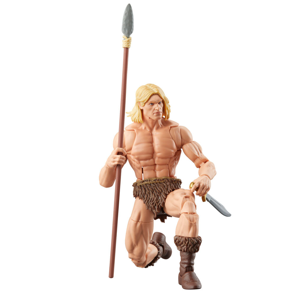 Figura articulada de Ka-Zar Marvel Legends con accesorios y pieza de Marvel's Zabu - 7
