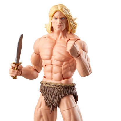 Figura articulada de Ka-Zar Marvel Legends con accesorios y pieza de Marvel's Zabu - 8