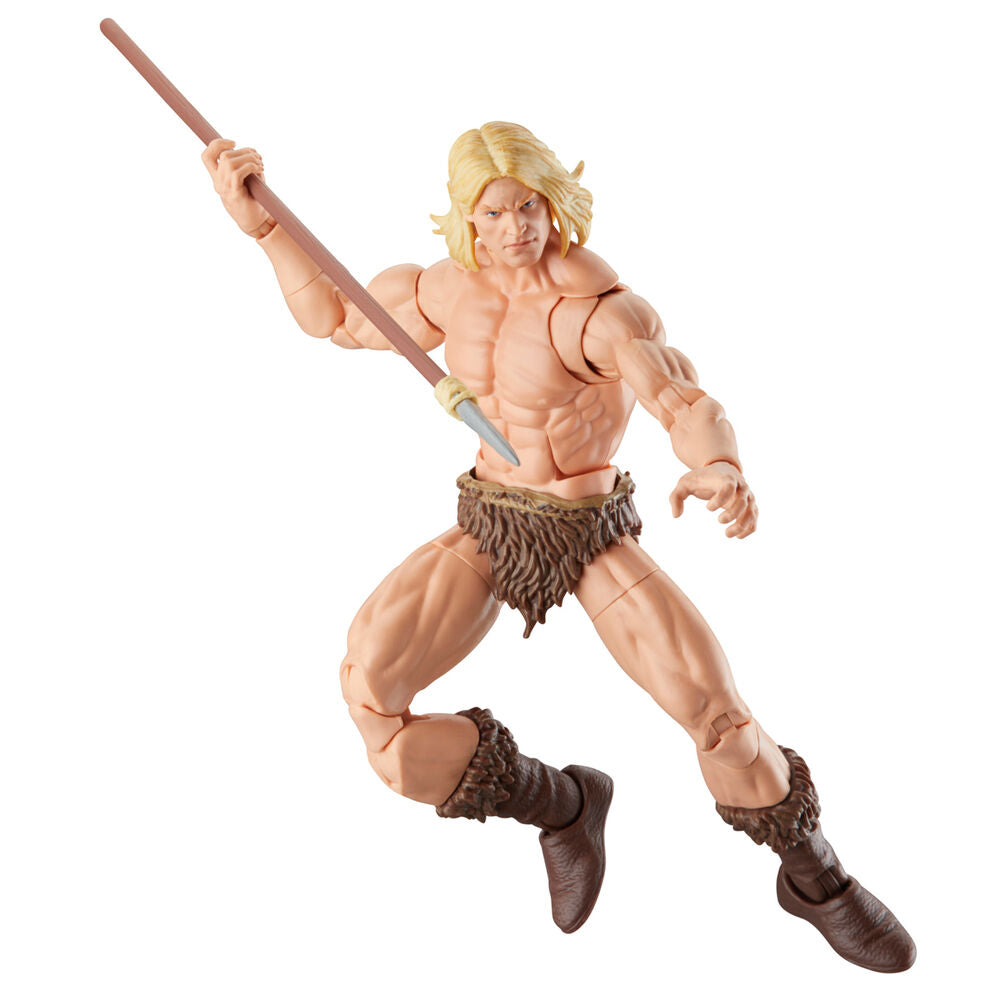 Figura articulada de Ka-Zar Marvel Legends con accesorios y pieza de Marvel's Zabu - 9