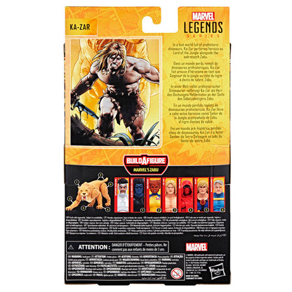Figura articulada de Ka-Zar Marvel Legends con accesorios y pieza de Marvel's Zabu - 10