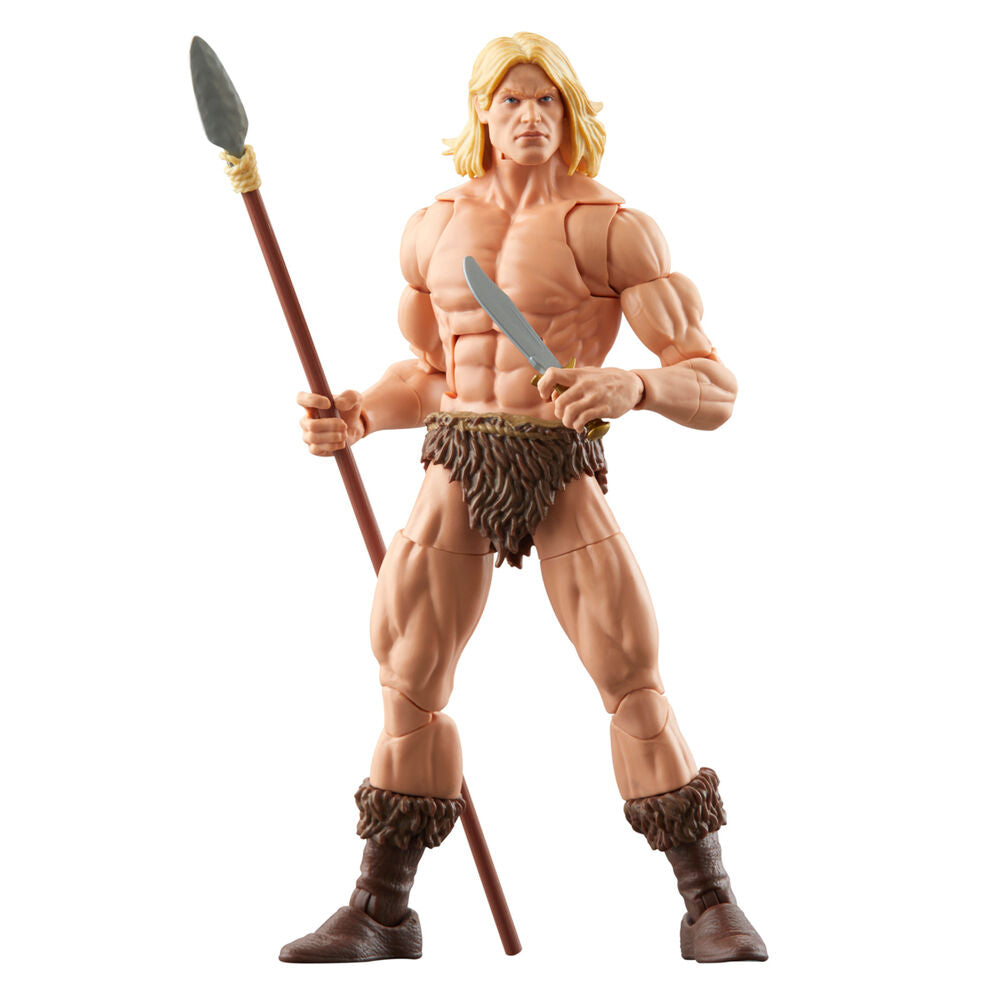 Figura articulada de Ka-Zar Marvel Legends con accesorios y pieza de Marvel's Zabu - 11