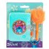 Mini diario turquesa de Stitch Disney con bolígrafo naranja