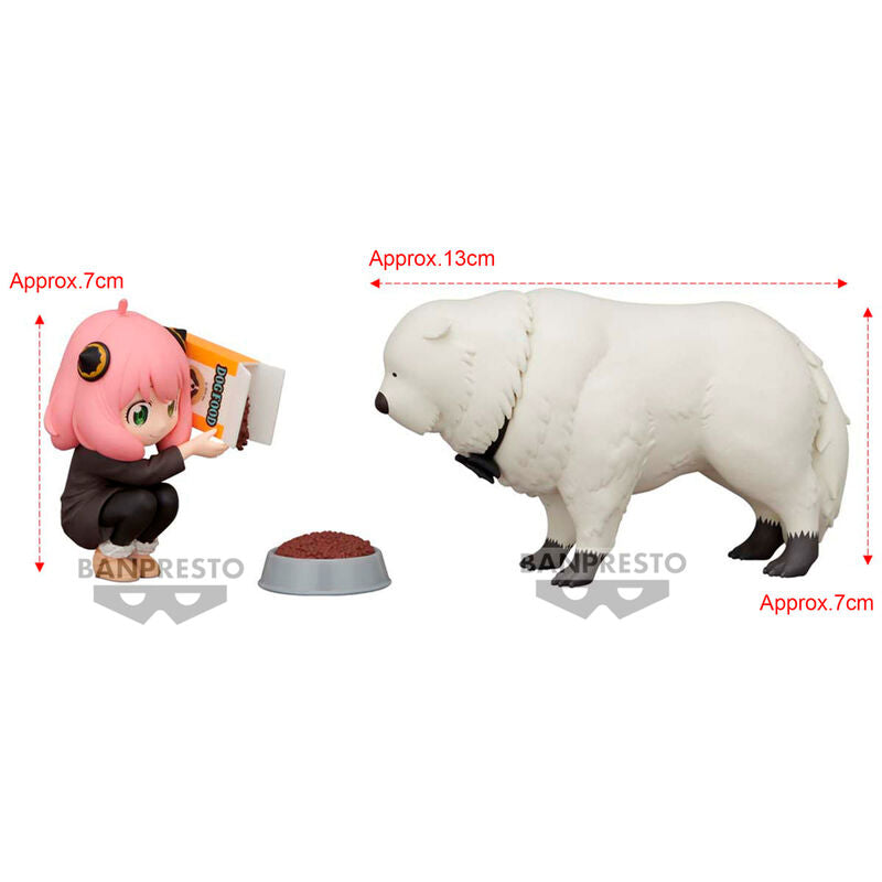 Figura de Anya Forger leyendo junto a Bond de Spy x Family - 2