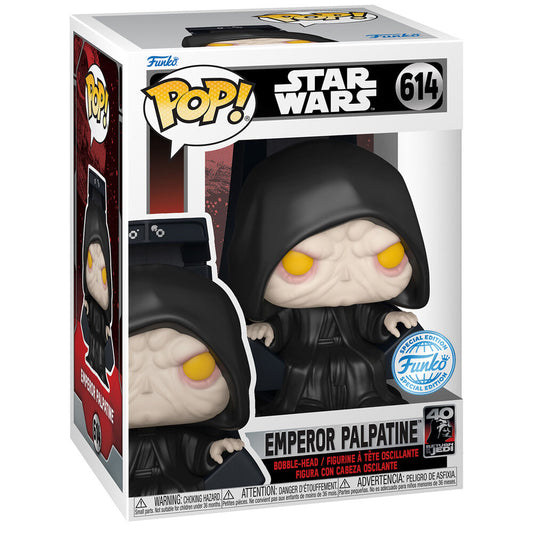 Figura Funko POP! de Emperor Palpatine de Star Wars, número 614