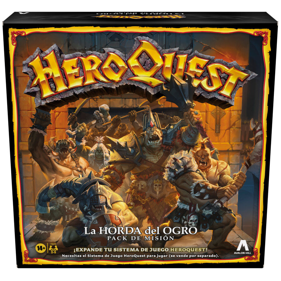 Caja de expansión HeroQuest La Horda del Ogro