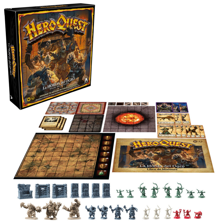 Caja de expansión HeroQuest La Horda del Ogro - 2