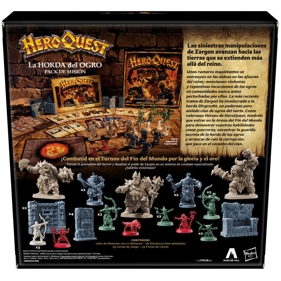 Caja de expansión HeroQuest La Horda del Ogro - 8