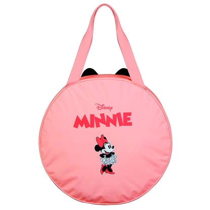 Bolsa de playa rosa de Minnie Disney con lazo de lunares - 4