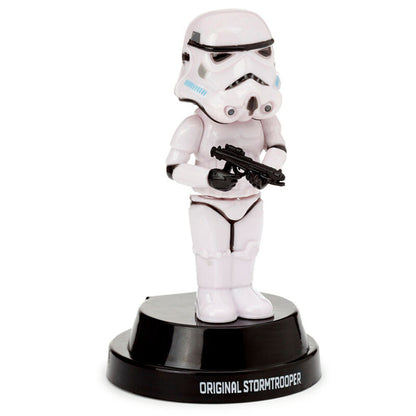 Muñeco solar Imperial Stormtrooper Star Wars sobre base negra - 2
