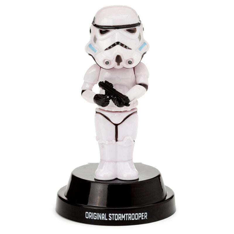 Muñeco solar Imperial Stormtrooper Star Wars sobre base negra - 3