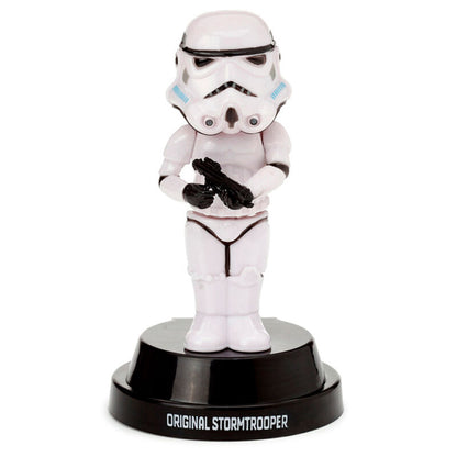 Muñeco solar Imperial Stormtrooper Star Wars sobre base negra - 3