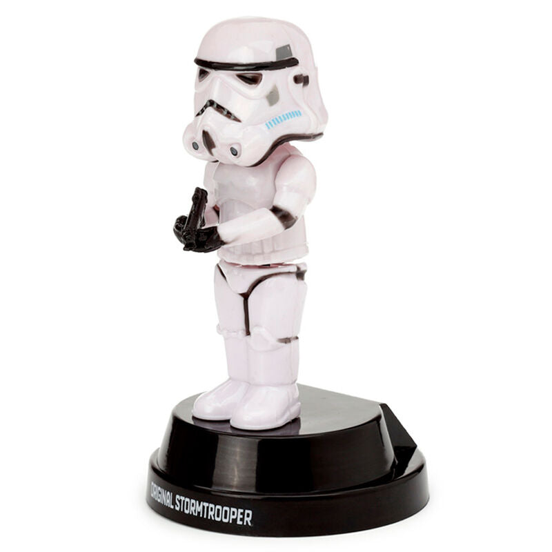 Muñeco solar Imperial Stormtrooper Star Wars sobre base negra - 4