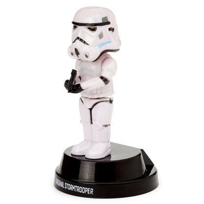 Muñeco solar Imperial Stormtrooper Star Wars sobre base negra - 4